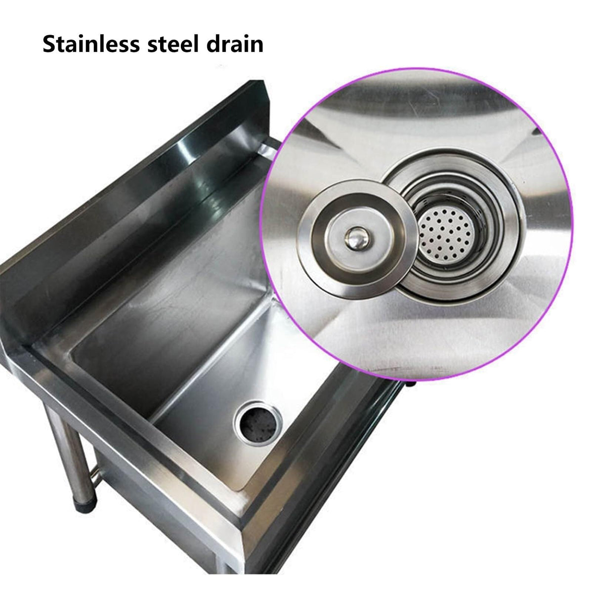 Professional Dog Grooming Bathtub Station, Bathing Station,Stainless Steel Dog Grooming Tub,Wash Shower Sink with Faucet