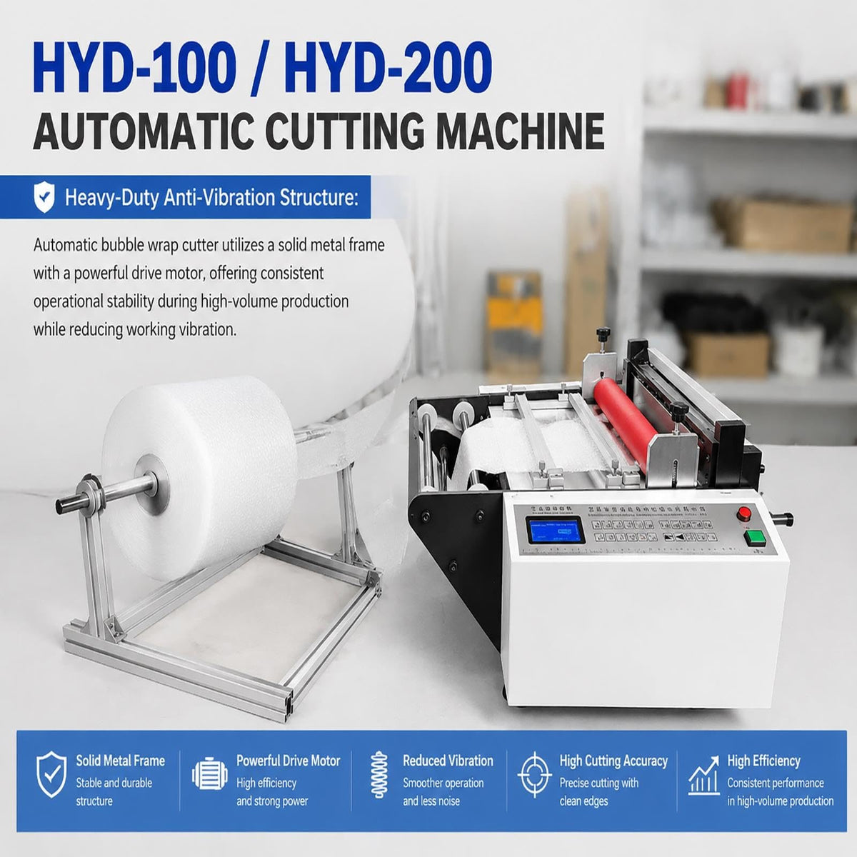 Bubble Wrap Cutting Machine, Microcomputer Roll Slicer