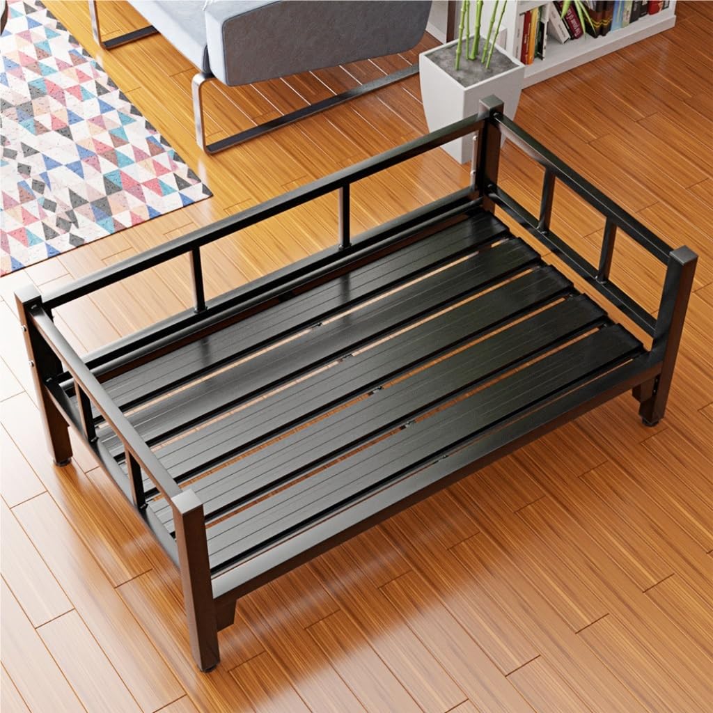 Pet Bed Dog Kennel Universal for All Seasons Winter Warm Cat Bed Off The Ground Dog Bed Pet Supplies Dog Camp Bed Pet Beds for Cats(Nero,L100*60CM)