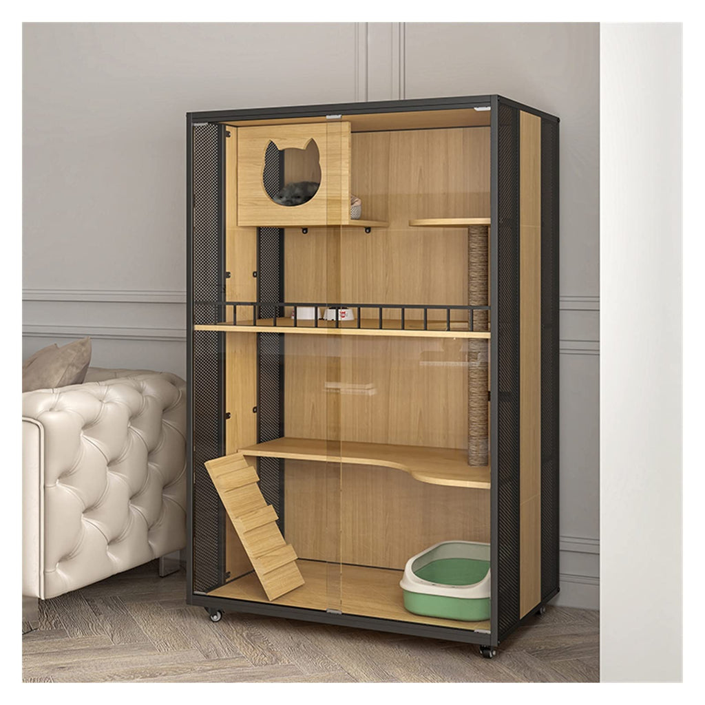 Animal Cage Cat Villa cat House Large pet cage Super Free Space Cat Enclosure