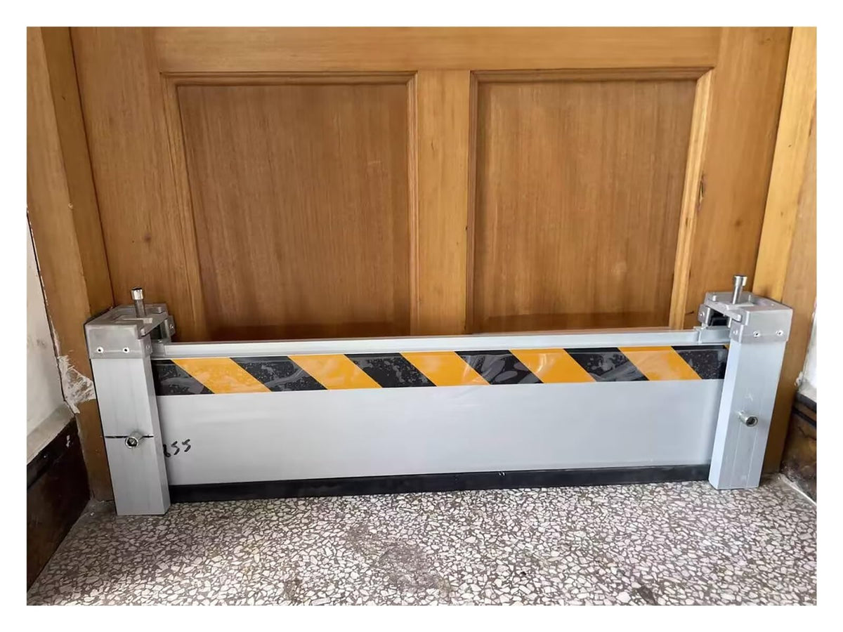 Reusable Aluminum Flood Barriers/Gates for Home Doors, 2 4 6 8 10ft Long Flood Prevention Barrier Water Stopper Shield for Outside/Indoor/Garage Door/Basement/Patio