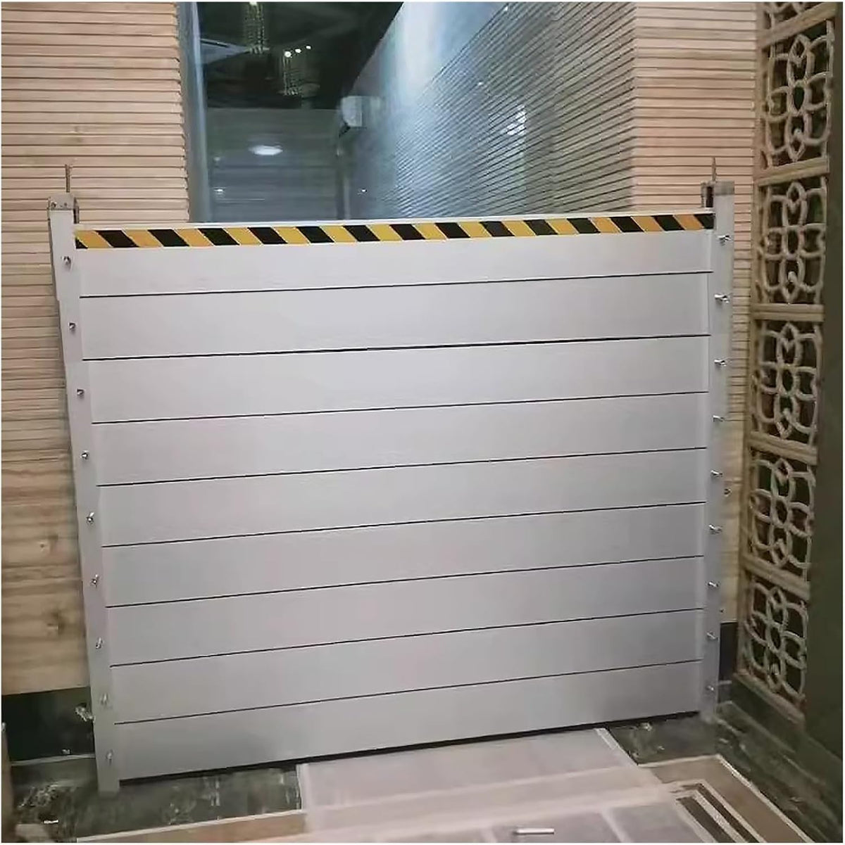 Waterproof Backyard Gates - Durable Water Barriers for Outdoor Spaces, Garden Safety, Pet Control, and Privacy, Heavy-Duty Design for All Weather Conditions