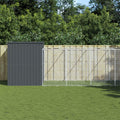 Homgoday Dog House with Run Anthracite 214x1069x181 cm Galvanised Steel, Outdoor Indoor Pet Puppy Dog House, Home Shelter Kennel Pet Shelter Type1 Animals & Pet Supplies