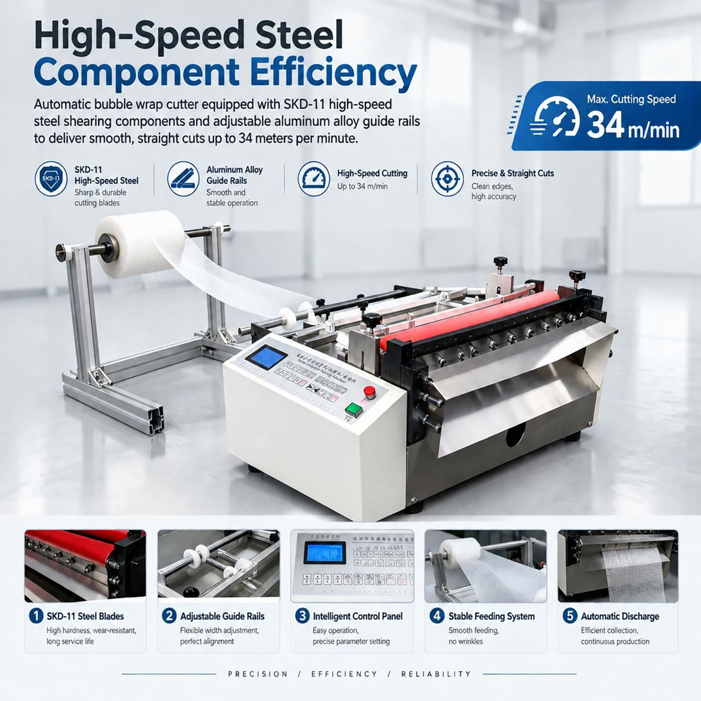 Bubble Wrap Cutting Machine, Microcomputer Roll Slicer