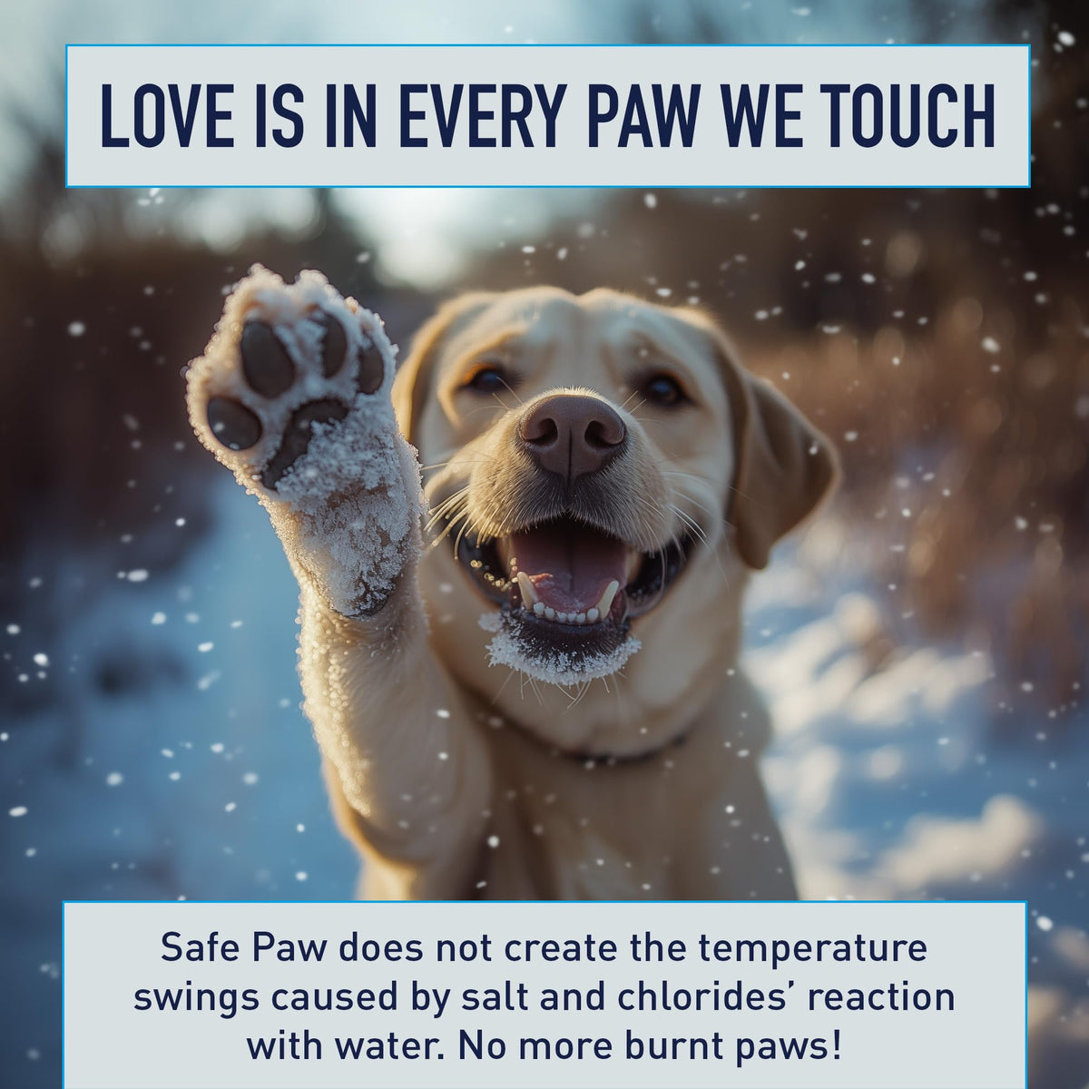 Safe Paw 36 Pack Pet-Safe Ice Melt, Salt & Chloride-Free Deicer, 35 Lbs