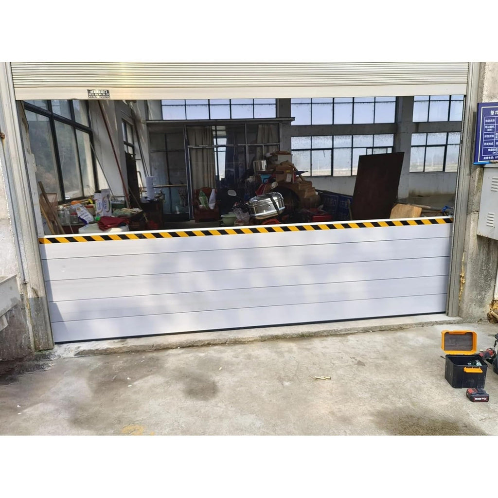 Reusable Metal Aluminum Flood Barriers/Gates for Home Doors, 2ft - 15.7ft Long Flood Prevention Barrier Water Stopper Shield,for Outside/Indoor/Garage Door/Basement/ (Color : L 460cm(15.1ft