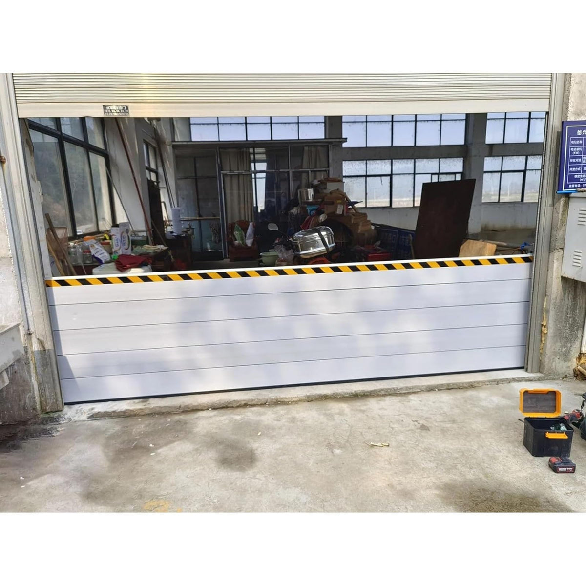 Reusable Metal Aluminum Flood Barriers/Gates for Home Doors, 2ft - 15.7ft Long Flood Prevention Barrier Water Stopper Shield,for Outside/Indoor/Garage Door/Basement/ (Color : L 460cm(15.1ft