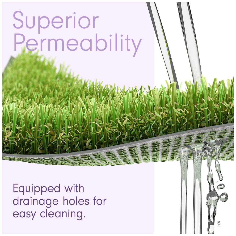 15 x 40 Feet Artificial Grass Mat for Dogs [Deluxe Realistic Synthetic Pet Turf Rug, Fake Grass Carpet for Puppy Potty Training Patch, Indoor or Outdoor Pee Pads]