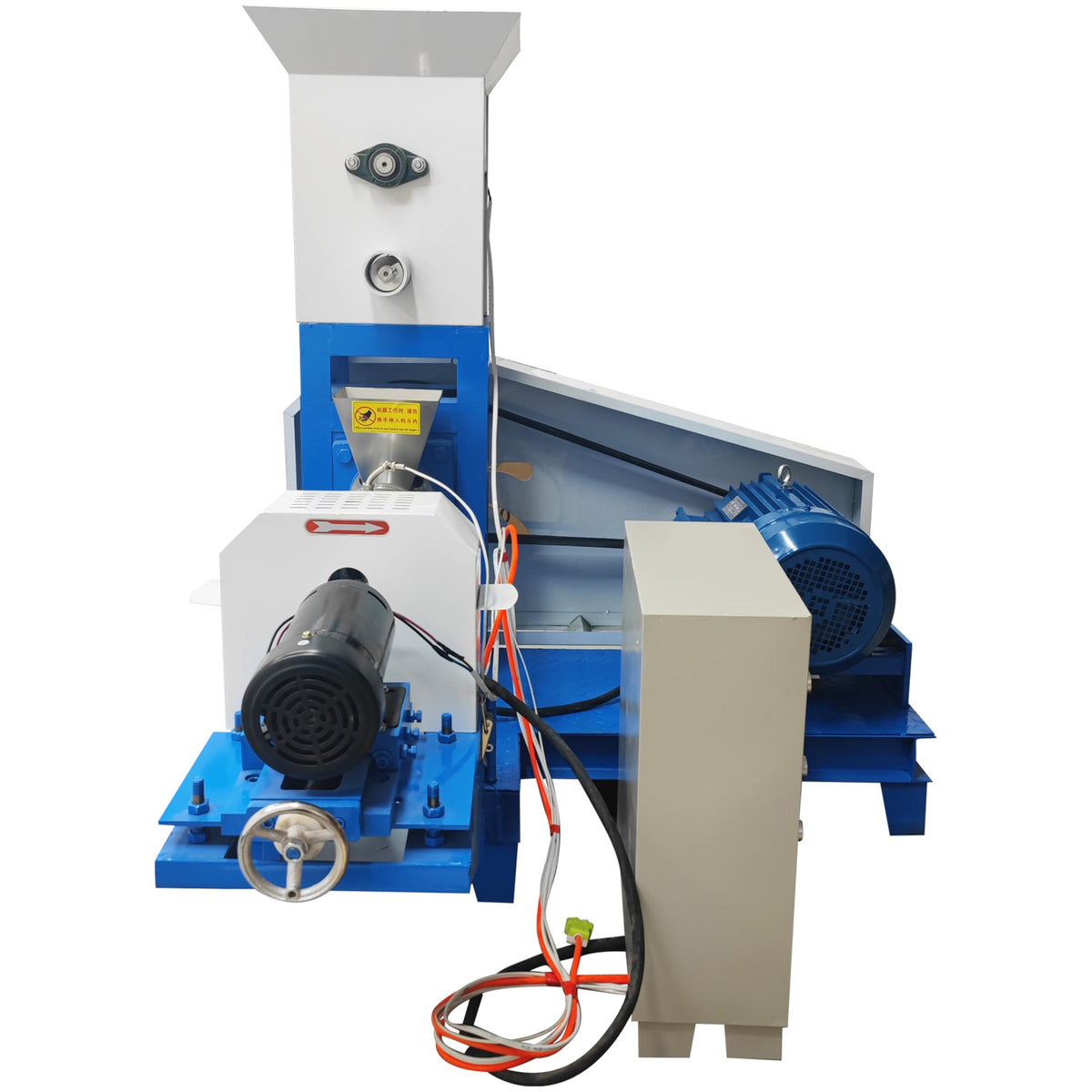 Pet Feed Pellet Extruder, Electric Pellet Making Machine with Adjustable Pellet Length, 88Lbs/h Output for Pet Poultry Aquafeed Farm Processing 5.5KW 220V