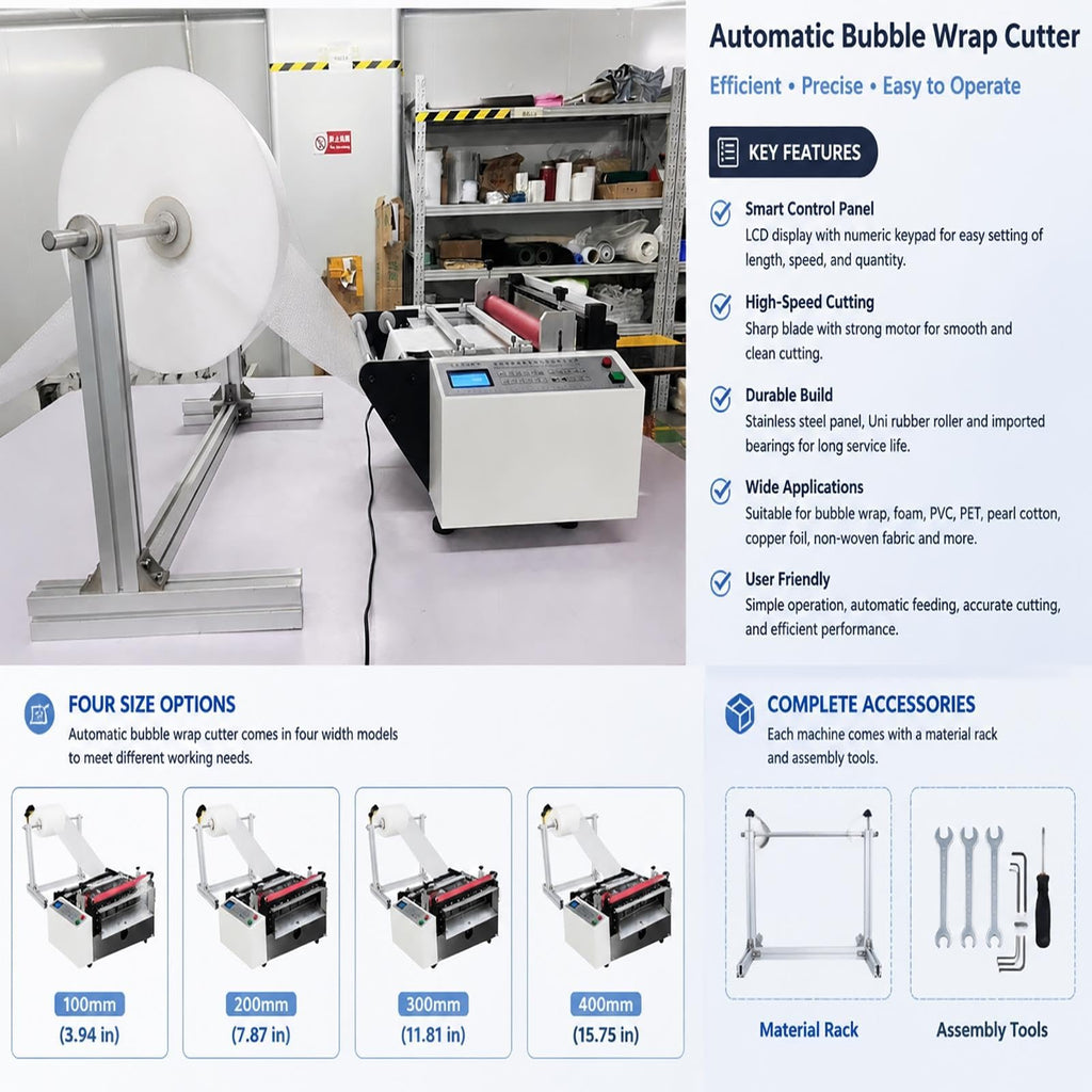 Bubble Wrap Cutting Machine, Microcomputer Roll Slicer