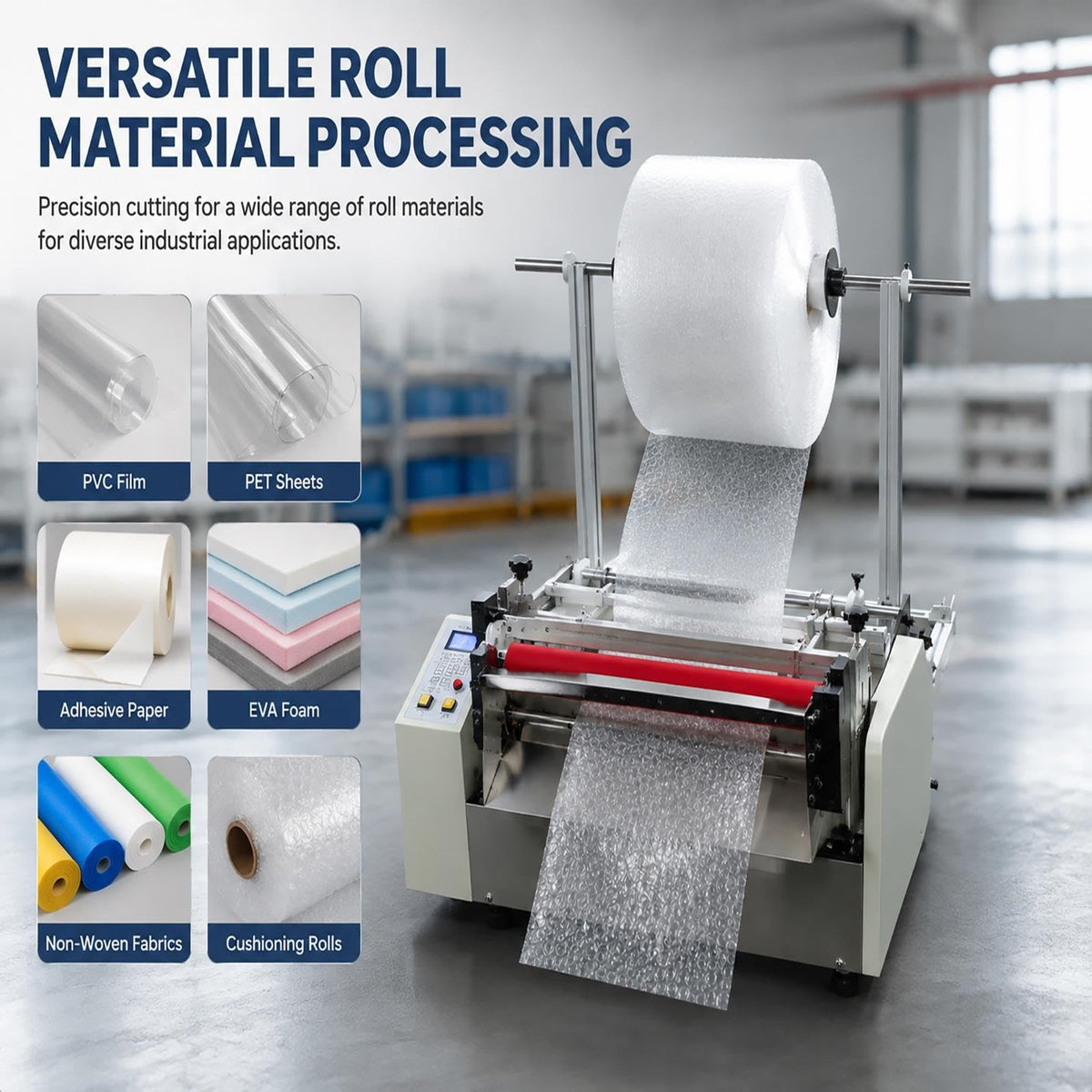 Bubble Wrap Cutting Machine, Microcomputer Roll Slicer