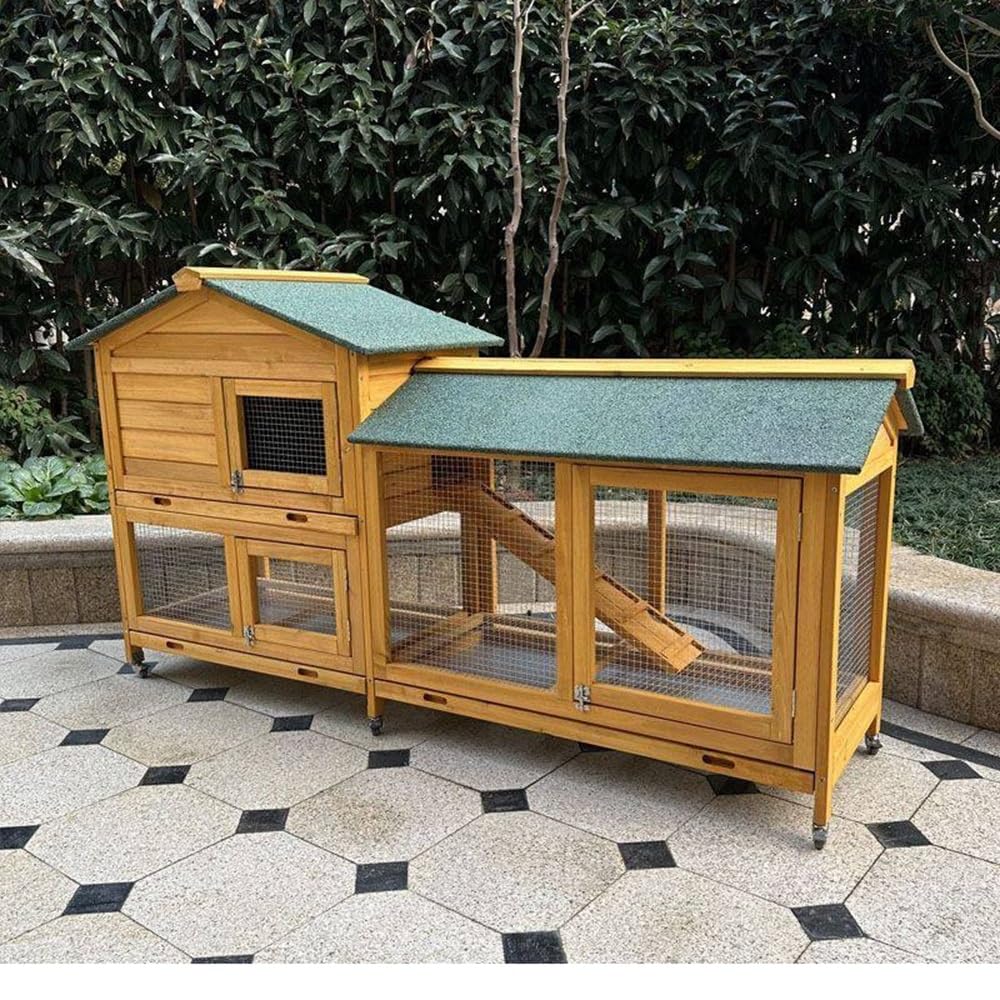 Hen House Spacious Outdoor Pet Rabbit Cage - Create a Dream Home Villa with an Inviting Nest for Your Furry Friends Large Poultry Cage