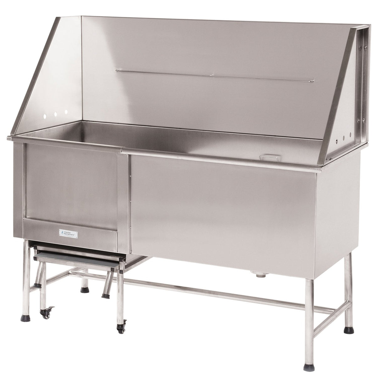 Master Equipment Superior Stainless Left Plumbed Bath Tub, 60-Inch