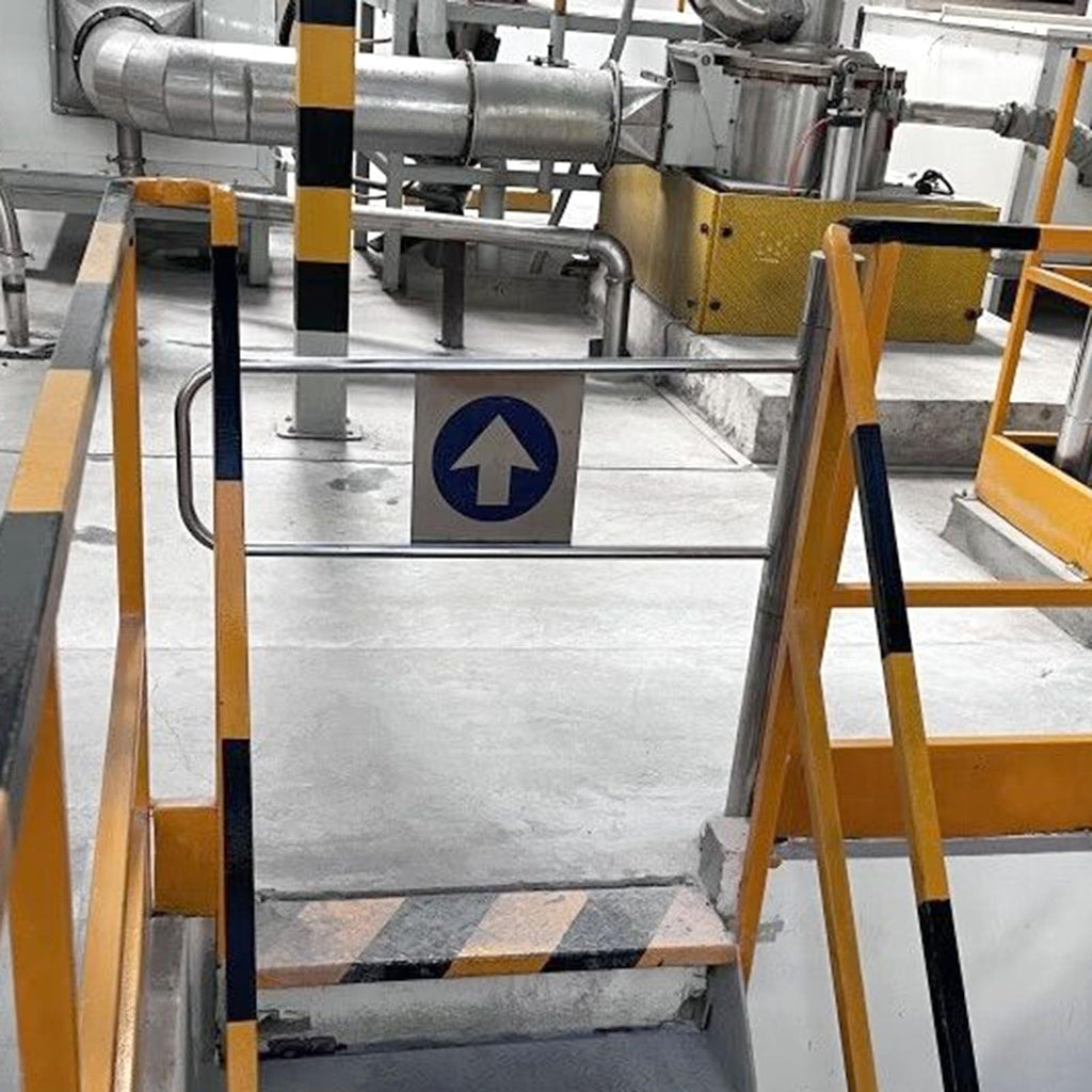 This Universal Stainless Steel 1Way Swing Gate 2043" Width RightHand Single Door Revolving Entrance Gate Enhanced Security for Safety and Durability