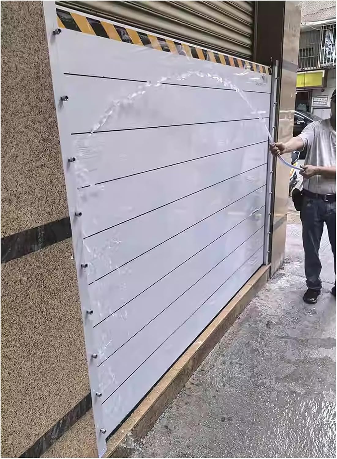 Waterproof Backyard Gates - Durable Water Barriers for Outdoor Spaces, Garden Safety, Pet Control, and Privacy, Heavy-Duty Design for All Weather Conditions