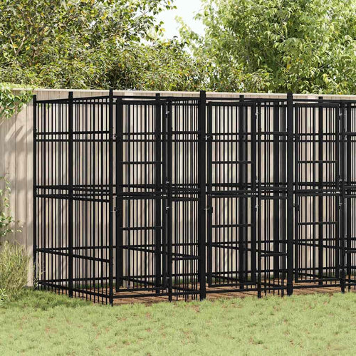 99.2 Sq Ft Outdoor Dog Kennel Steel Exercise Playpen