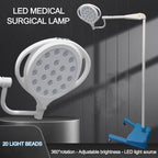 Operating Room Led Examination Lamp, 360 Degree Rotation Hanging Mobile Cold Light Surgical Lamp, Medical Gynecological Examination Lamp, Suitable For Hospitals, Beauty Salons, Pet Hospitals(Ceiling-m