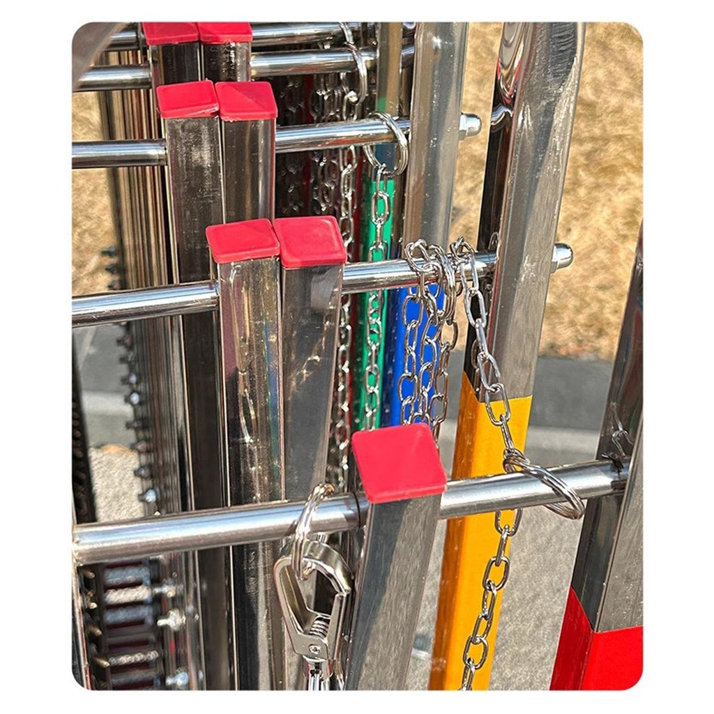 Retractable Outdoor Barrier Gate - Stainless Steel